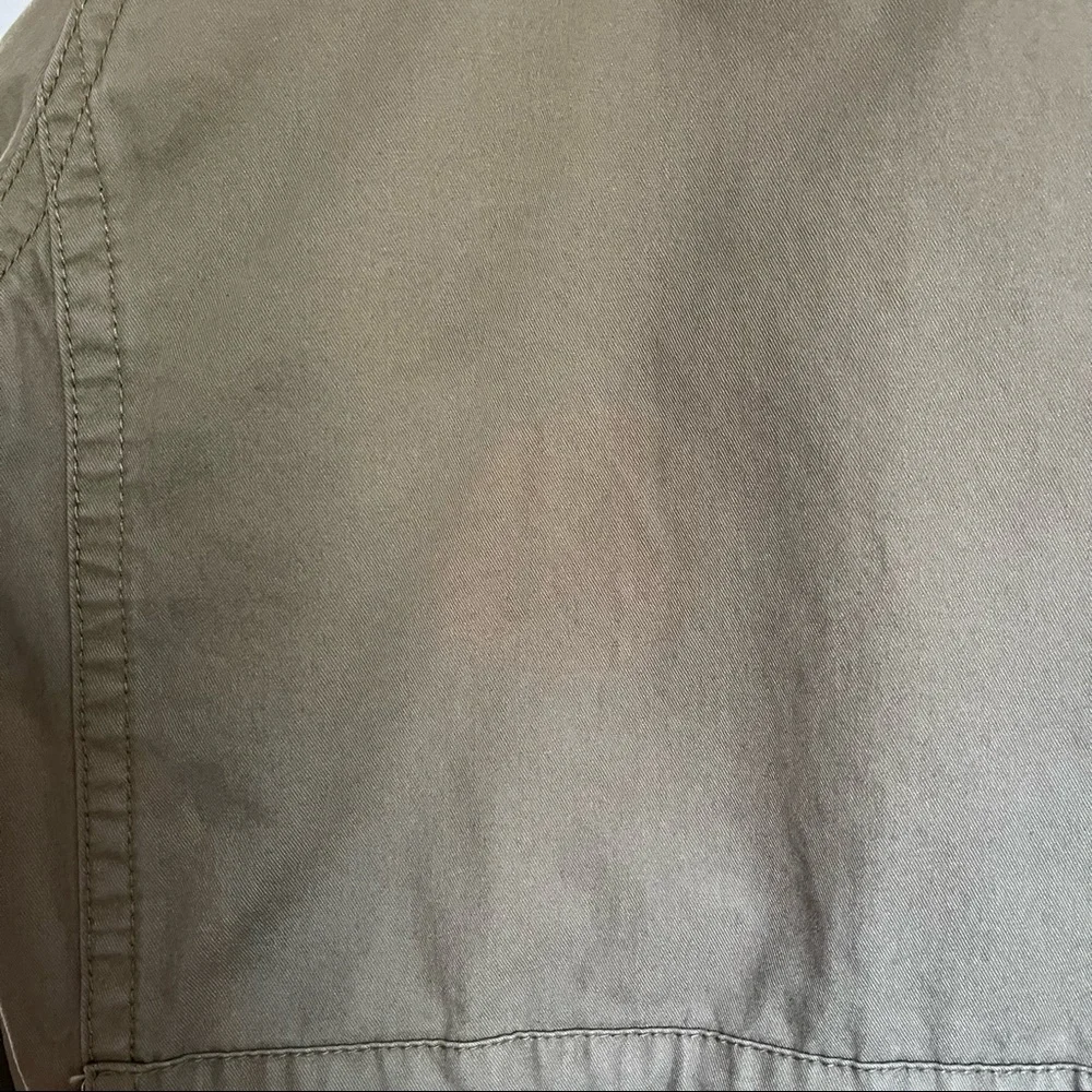 Anthropologie Faux Fur-Trimmed Field Parka Olive Green Jacket Women’s Medium - Picture 12 of 16